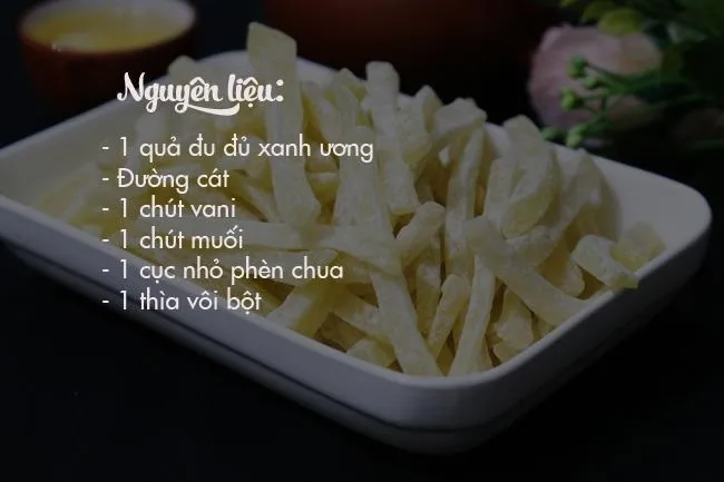 HƯỚNG DẪN LÀM MỨT ĐU ĐỦ DẺO THƠM CHO NGÀY TẾT