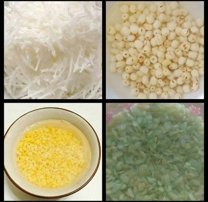 2 cách nấu xôi cốm hạt sen xanh dẻo thơm ngon: Đặc sản mùa thu Hà Nội