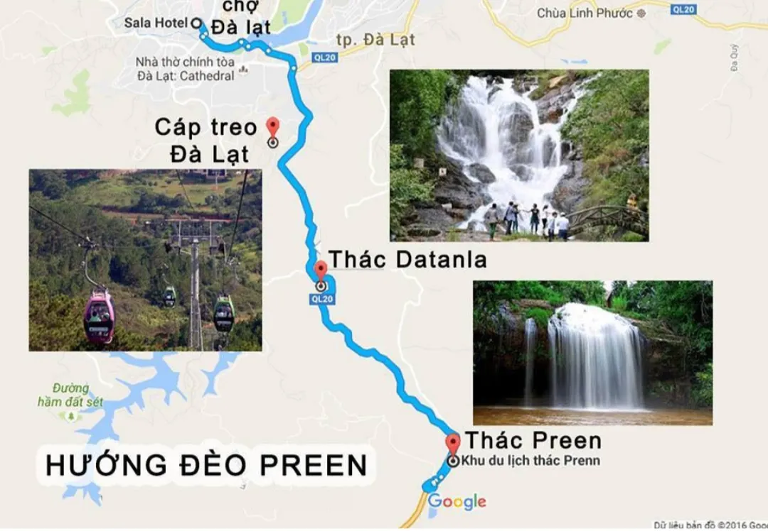 Bản đồ du lịch Đà Lạt – Cùng Tico Travel khám phá Đà Lạt