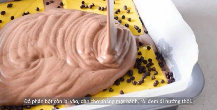 Cách làm bánh castella chocolate Đài Loan hình gấu Brown siêu cưng