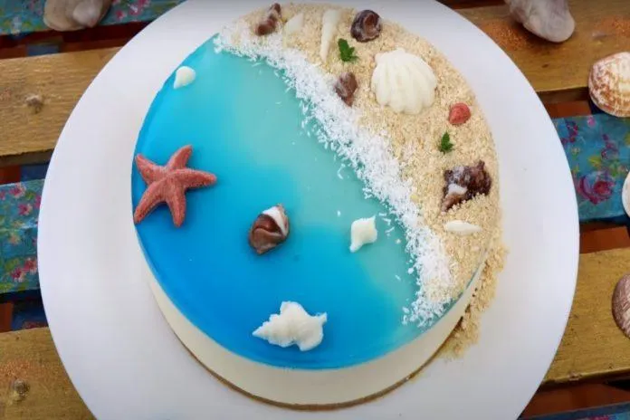 Cách làm bánh Ocean Cheesecake: Mang cả đại dương xanh mát vào trong chiếc bánh