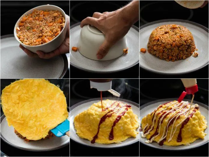 Cách làm cơm chiên trứng Omurice Nhật Bản ngon khó cưỡng