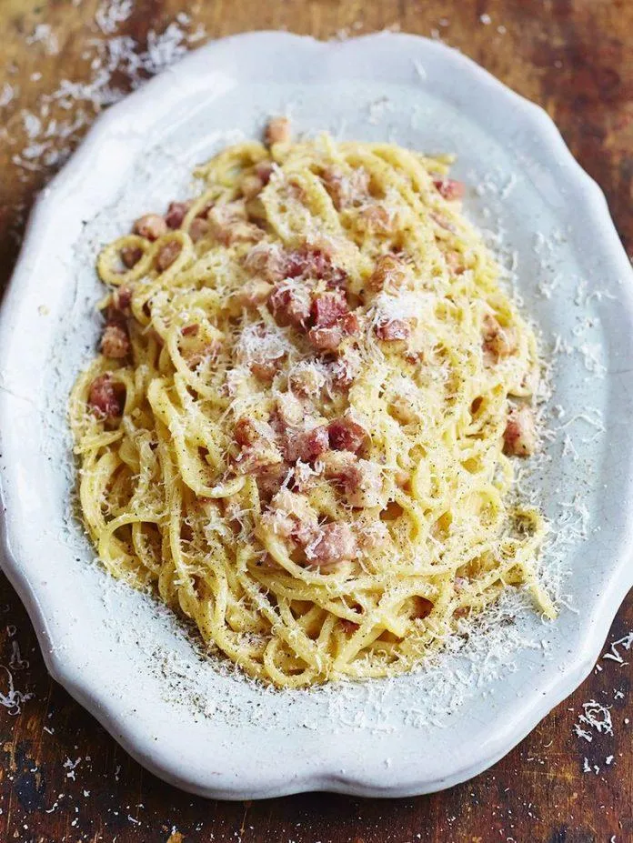 Cách làm mì Ý Carbonara tại nhà: Hương vị béo ngậy tự nhiên, không lo bị ngán!