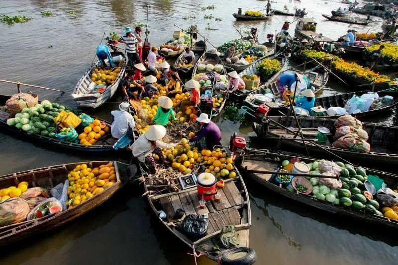 Chợ nổi Cái Bè – Nét đẹp văn hóa sông nước miền Tây