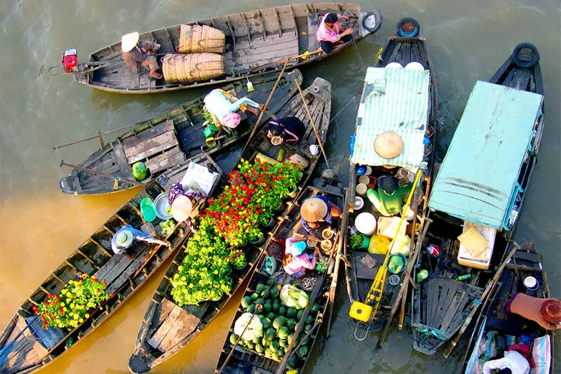 Chợ nổi Cái Bè – Nét đẹp văn hóa sông nước miền Tây