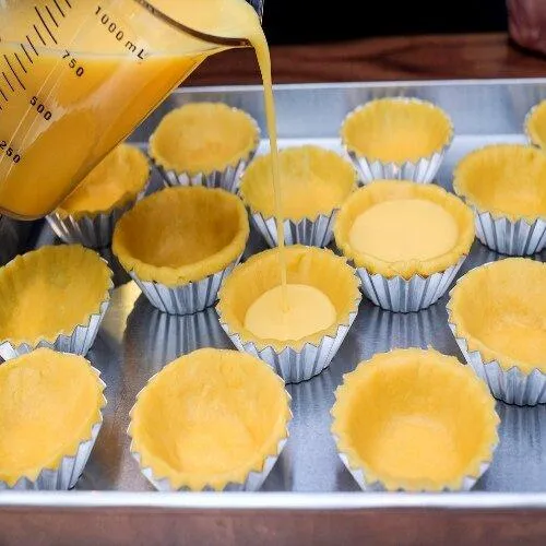 Công thức làm bánh Tart trứng “chuẩn không cần chỉnh”