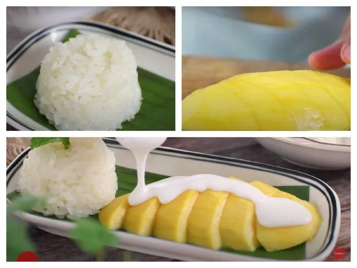 Học ngay cách làm món xôi xoài Thái Lan cực kỳ đơn giản!