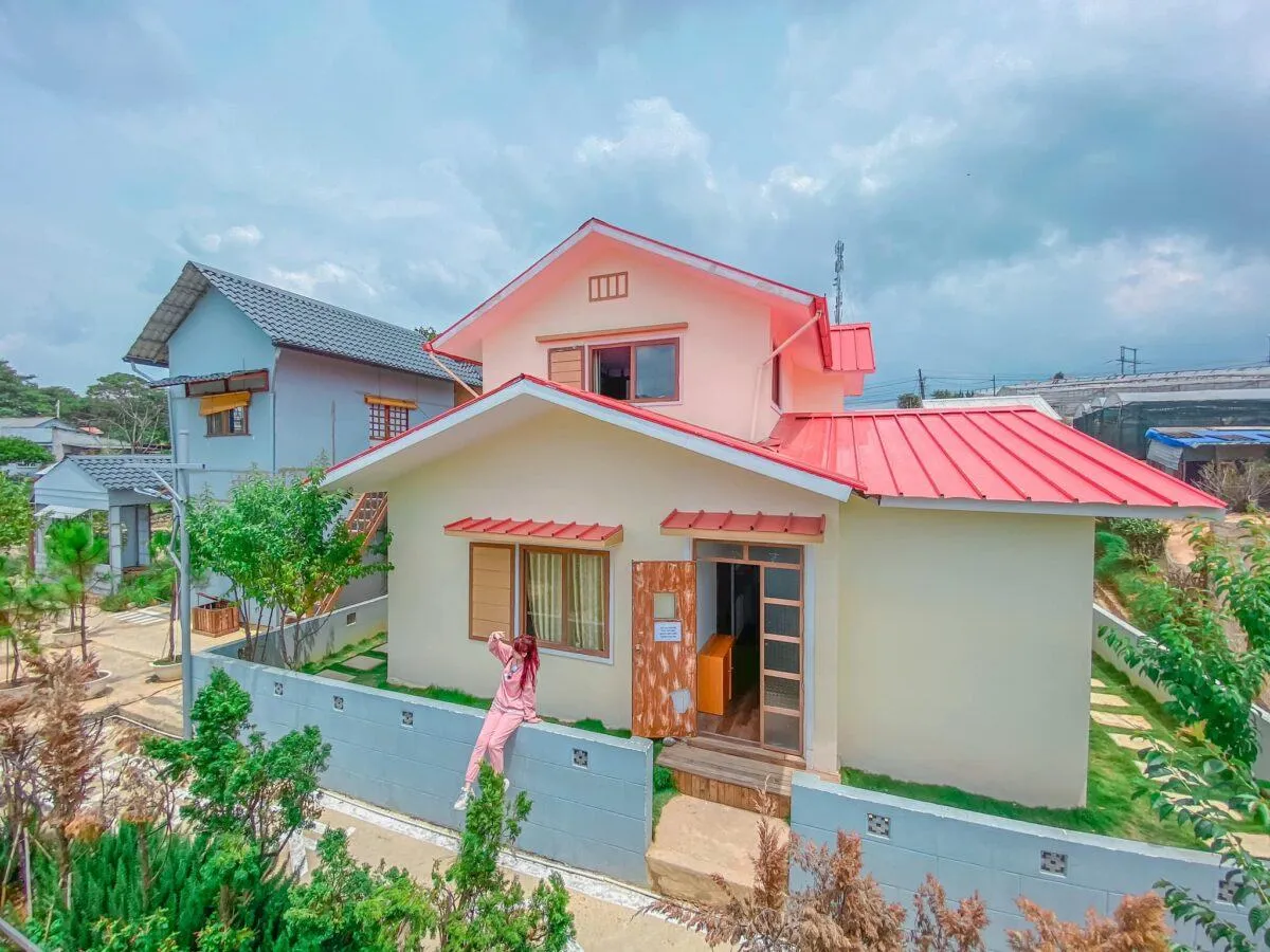 Homestay Đà Lạt có thiết kế hoạt hình dễ thương