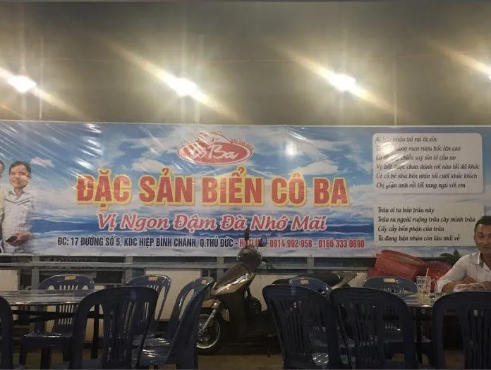 Review quán Cô Ba – Đặc sản biển tại Sài Gòn