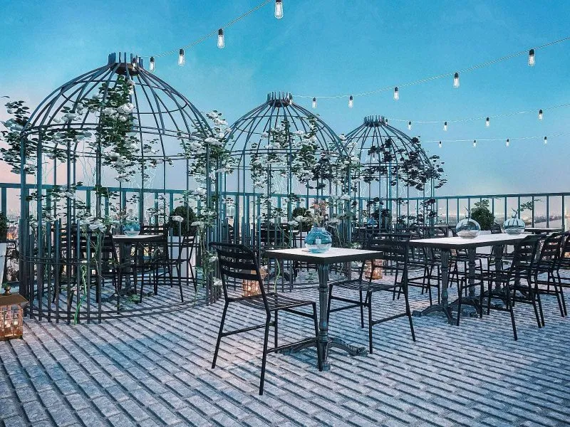 Top 10 quán cafe rooftop Hà Nội nổi tiếng view xịn đẹp mê mẩn