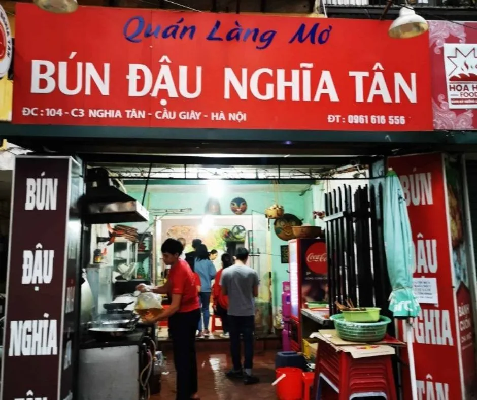 Top các quán bún đậu mắm tôm Hà Nội nổi tiếng