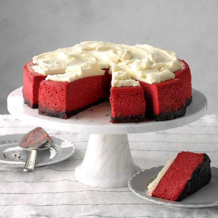 Tự làm bánh Red Velvet Cheesecake thời thượng với công thức 3 bước đơn giản